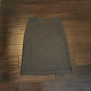 Heather Gray wool skirt